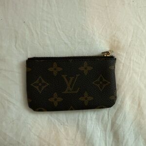 Monogram Brown Pouch Key Chain